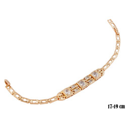 Bransoletka Xuping pozłacana 18k - MF36943